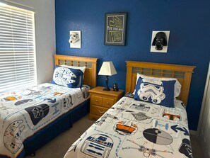 4 bedrooms, iron/ironing board, travel crib, free WiFi