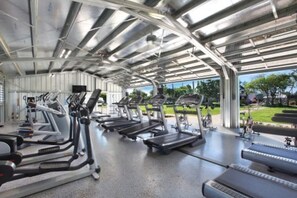 Fitness facility - This townhouse is a 2 bedroom(s), 2 bathrooms, located in Koloa, HI. (Koloa)
