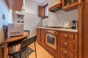 Kaffetrakter/tekoker, kjøleskap, mikrobølgeovn og ovn