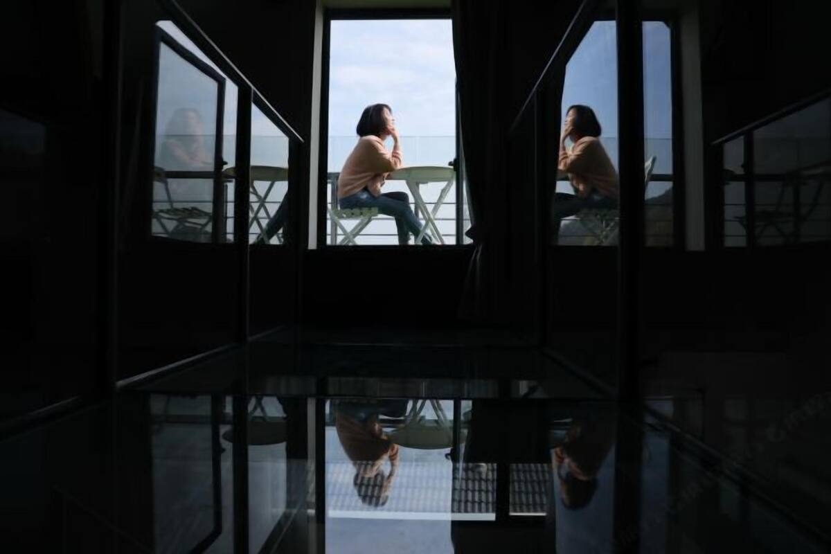 Blick von der Unterkunft