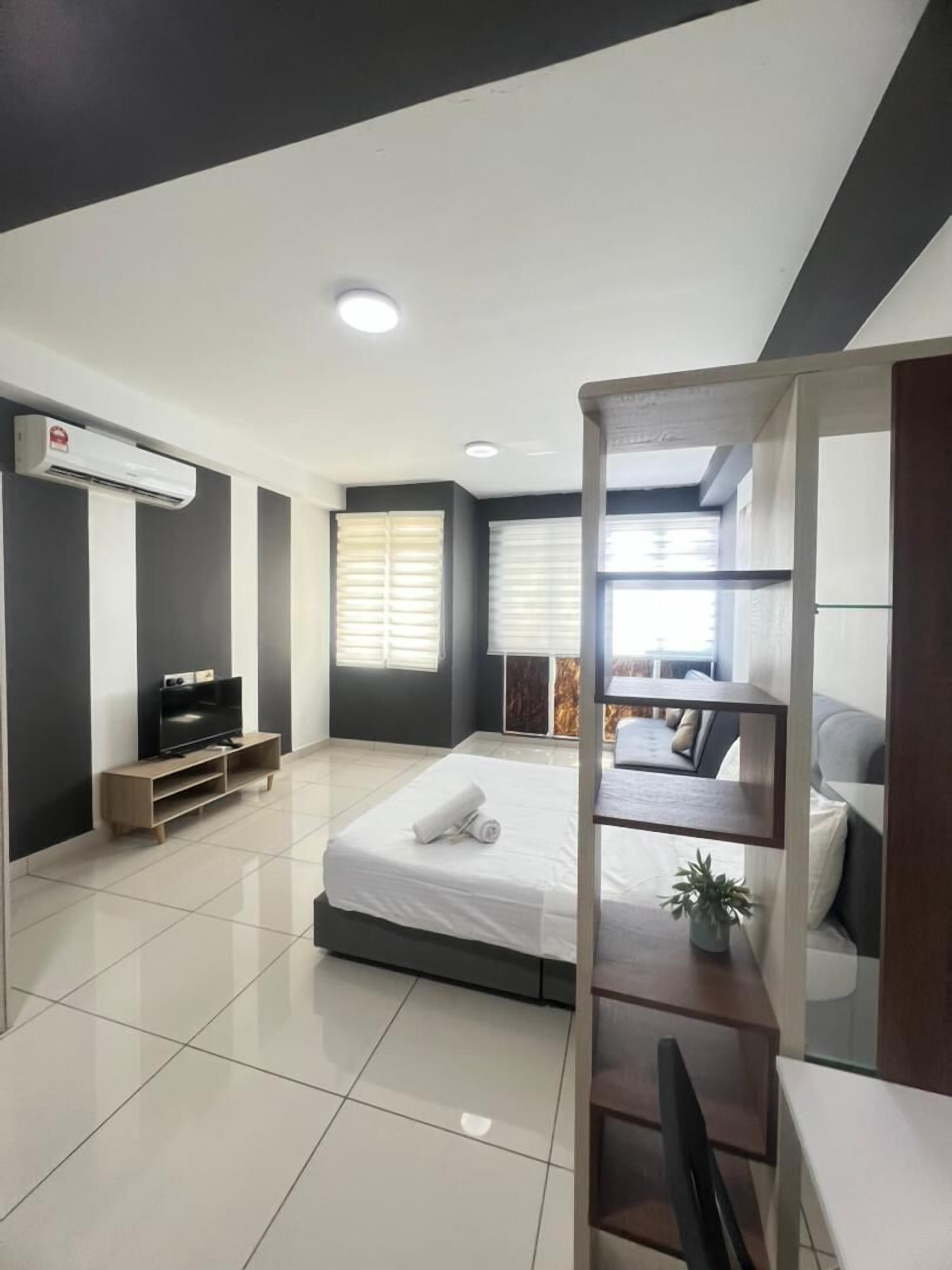 Business Studio Suite | Individually decorated, individually furnished, blackout curtains