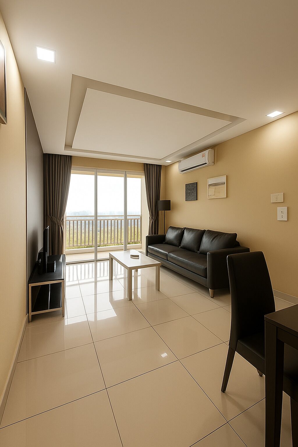 Departamento Confort, 3 habitaciones | Decoración personalizada, muebles diferentes y cortinas blackout 