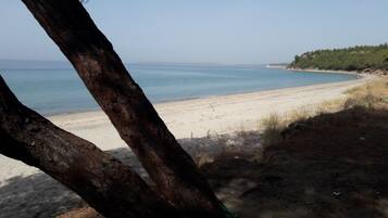 Uitzicht op strand/zee