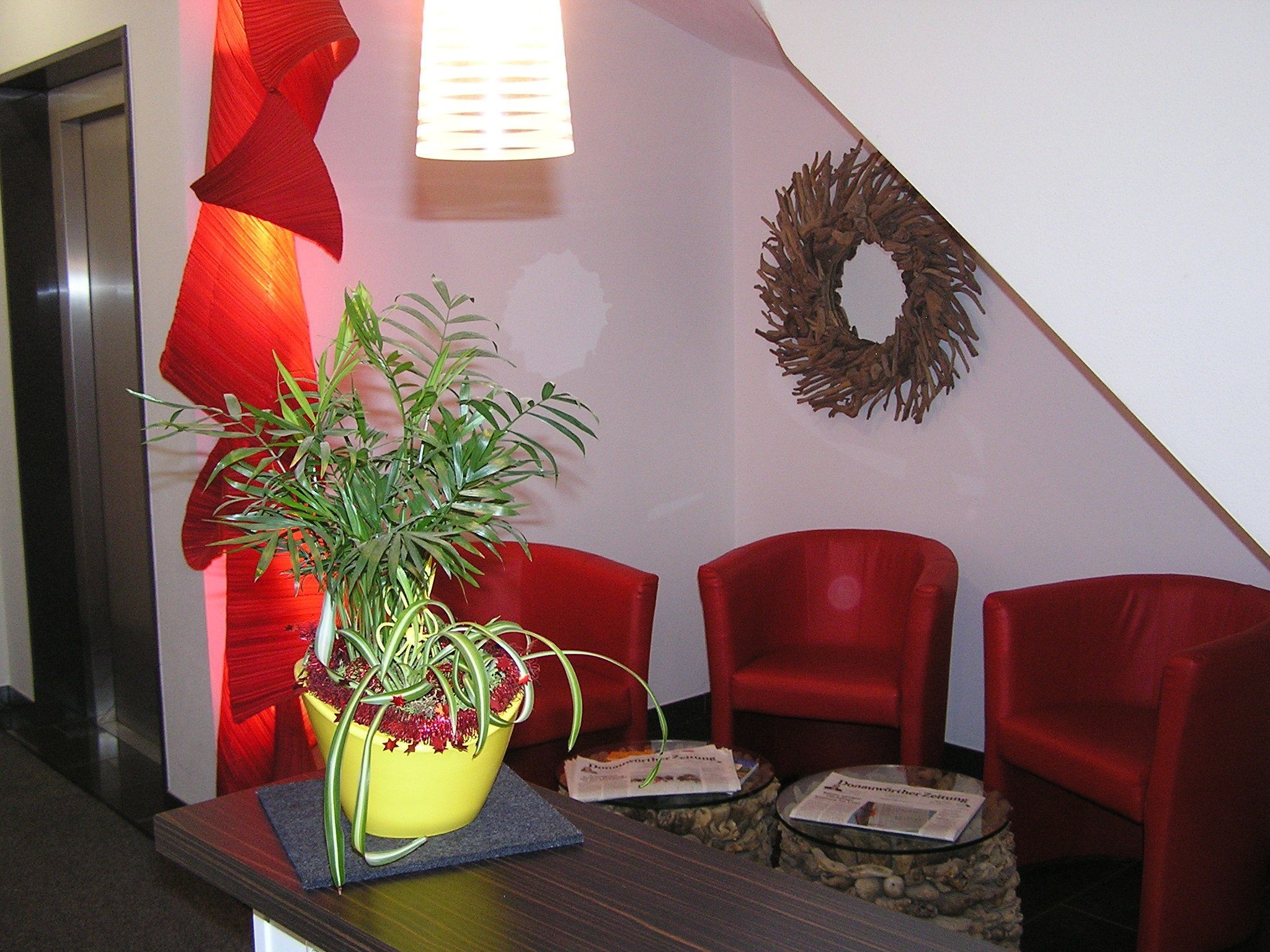 Sala de estar en el lobby