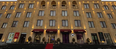 Façana frontal de l'allotjament