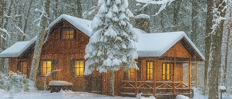 Uitzicht op het resort