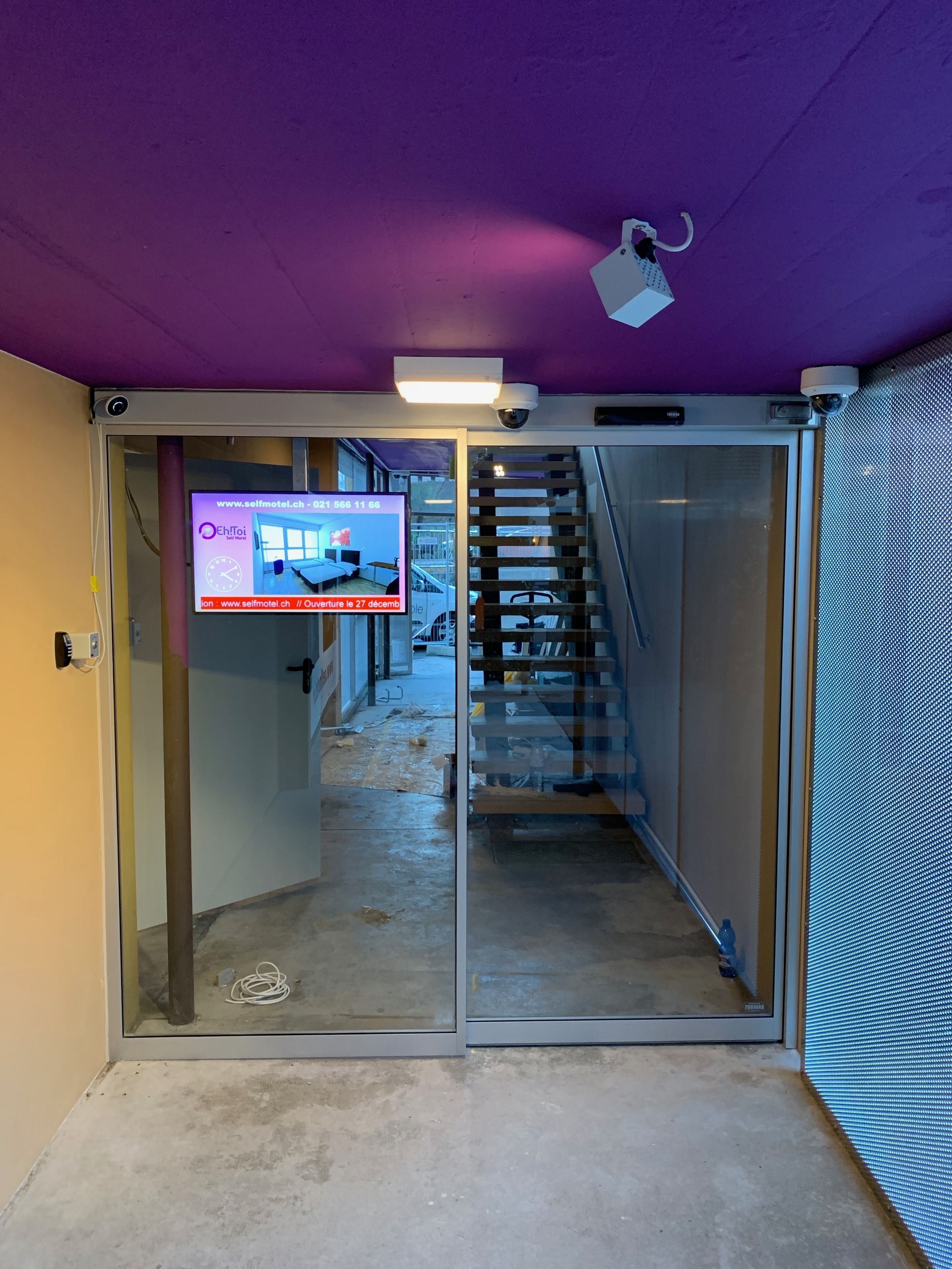 Entrada de la propiedad