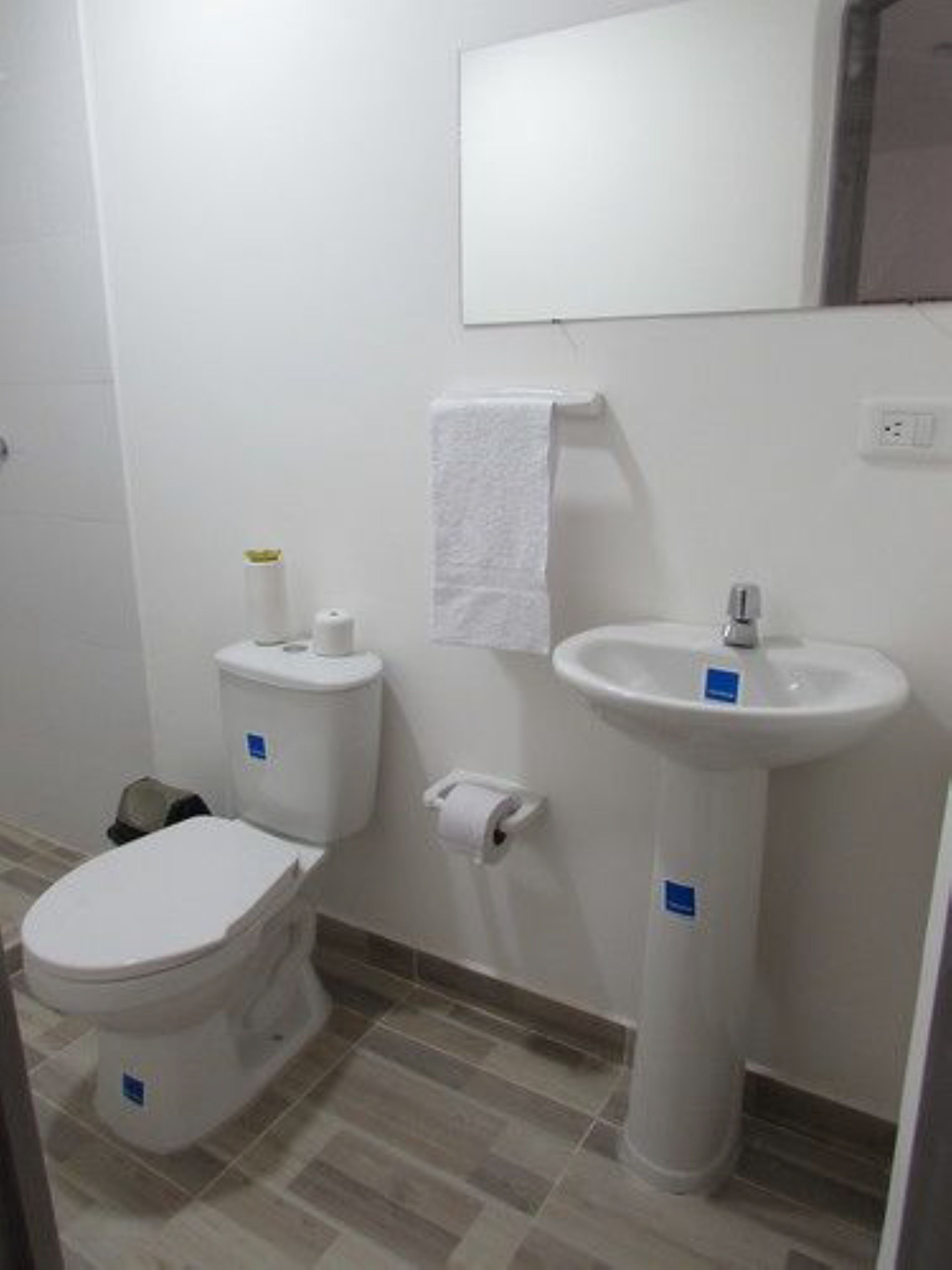 duplex, 1 double bed with sofa bed, non smoking | bathroom | shower, hair dryer, towels, soap