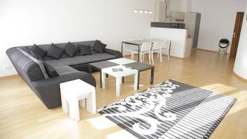 55-inch LED TV with premium TV channels, TV, first-run films