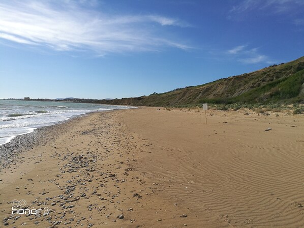 On the beach