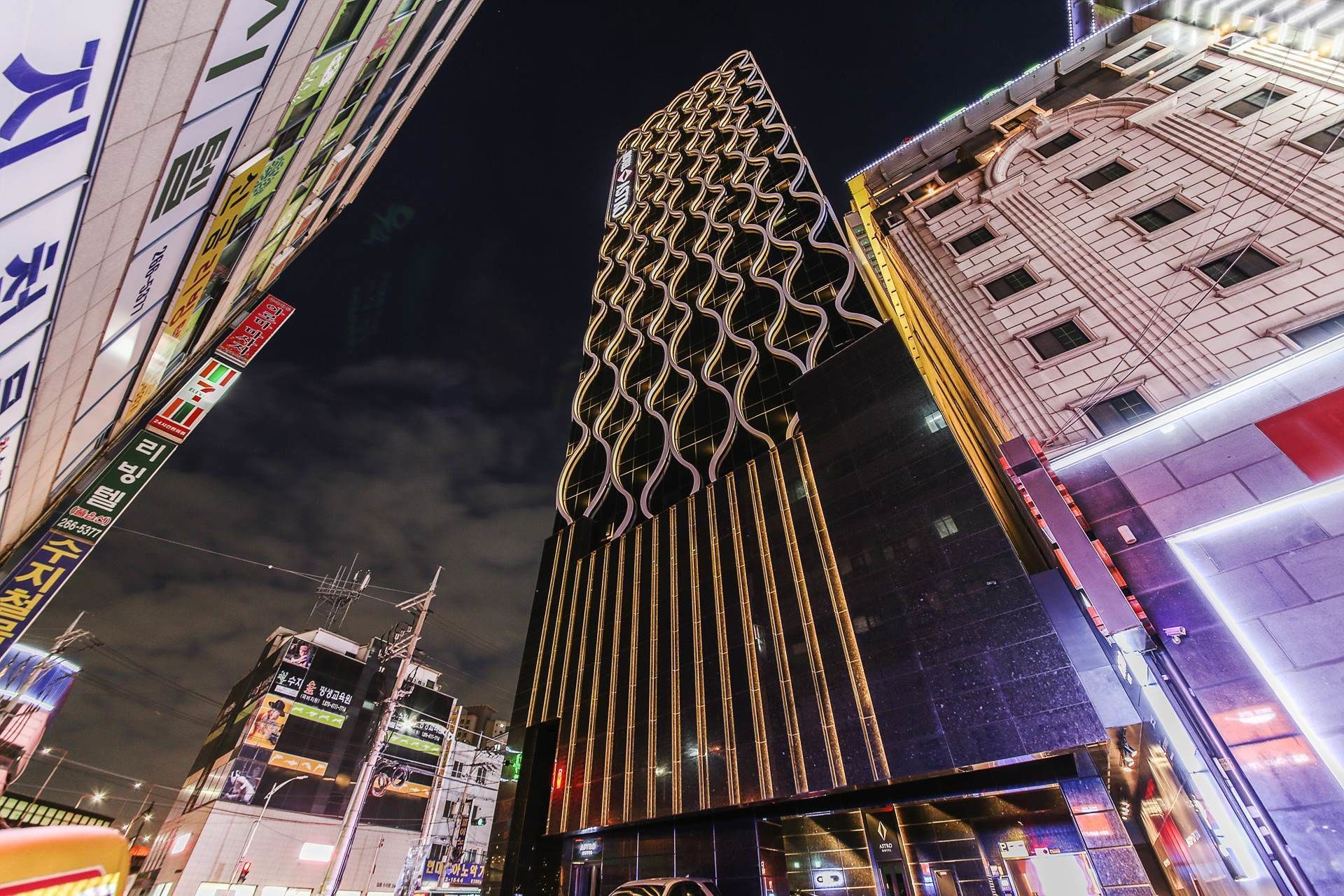 front of property – evening/night