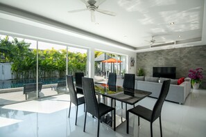 Living room - Kamala Contemporary 3 Bedrooms Pool Villa (Kamala)