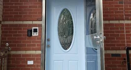 This room is a simple quiet getaway for a family or a couple.