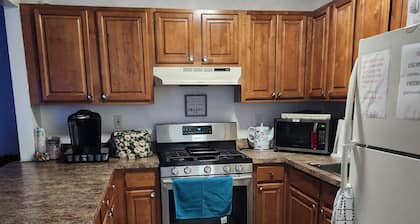 Este apartamento es una escapada simple y tranquila para una familia o una pareja.