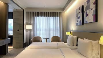 Deluxe Twin Room (2F- 4F) | In-room safe, blackout drapes, soundproofing, iron/ironing board
