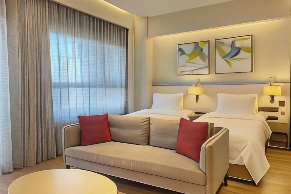 In-room safe, blackout curtains, soundproofing, iron/ironing board
