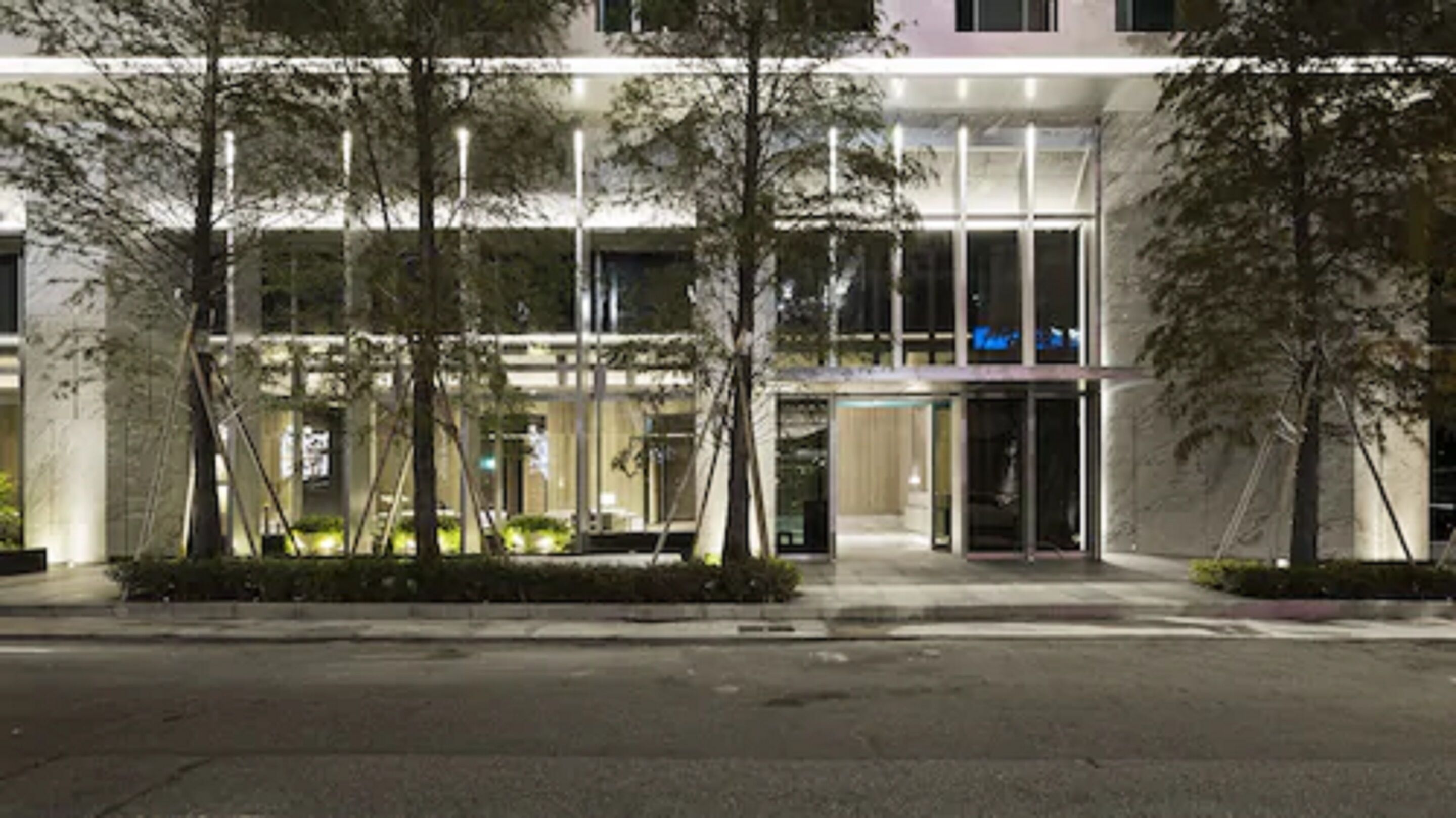 front of property – evening/night