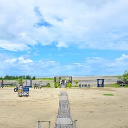 Private beach