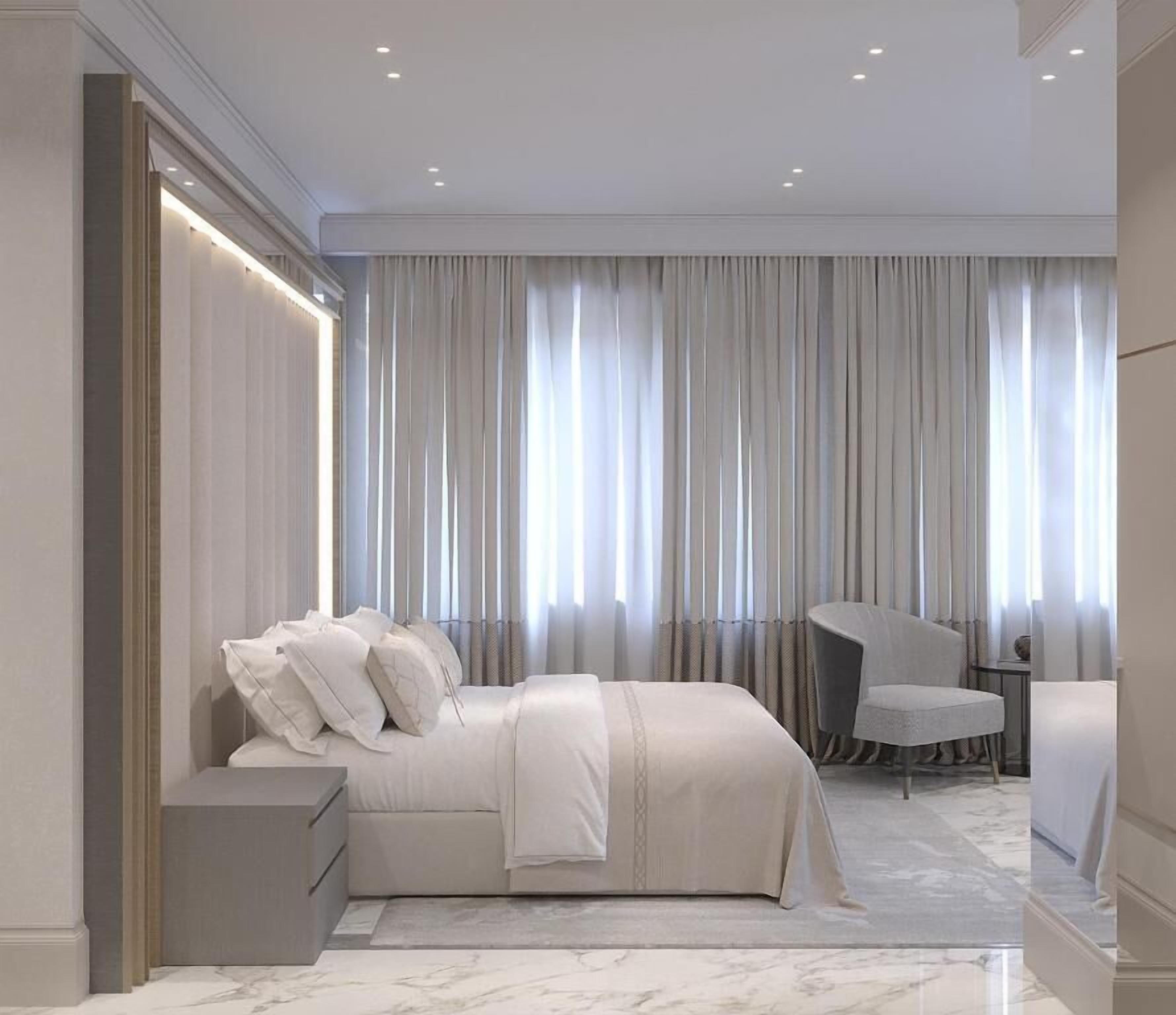 Dobbelt- eller tomannsrom – superior | 1 soverom, sengetøy av topp kvalitet, senger med overmadrass og minibar