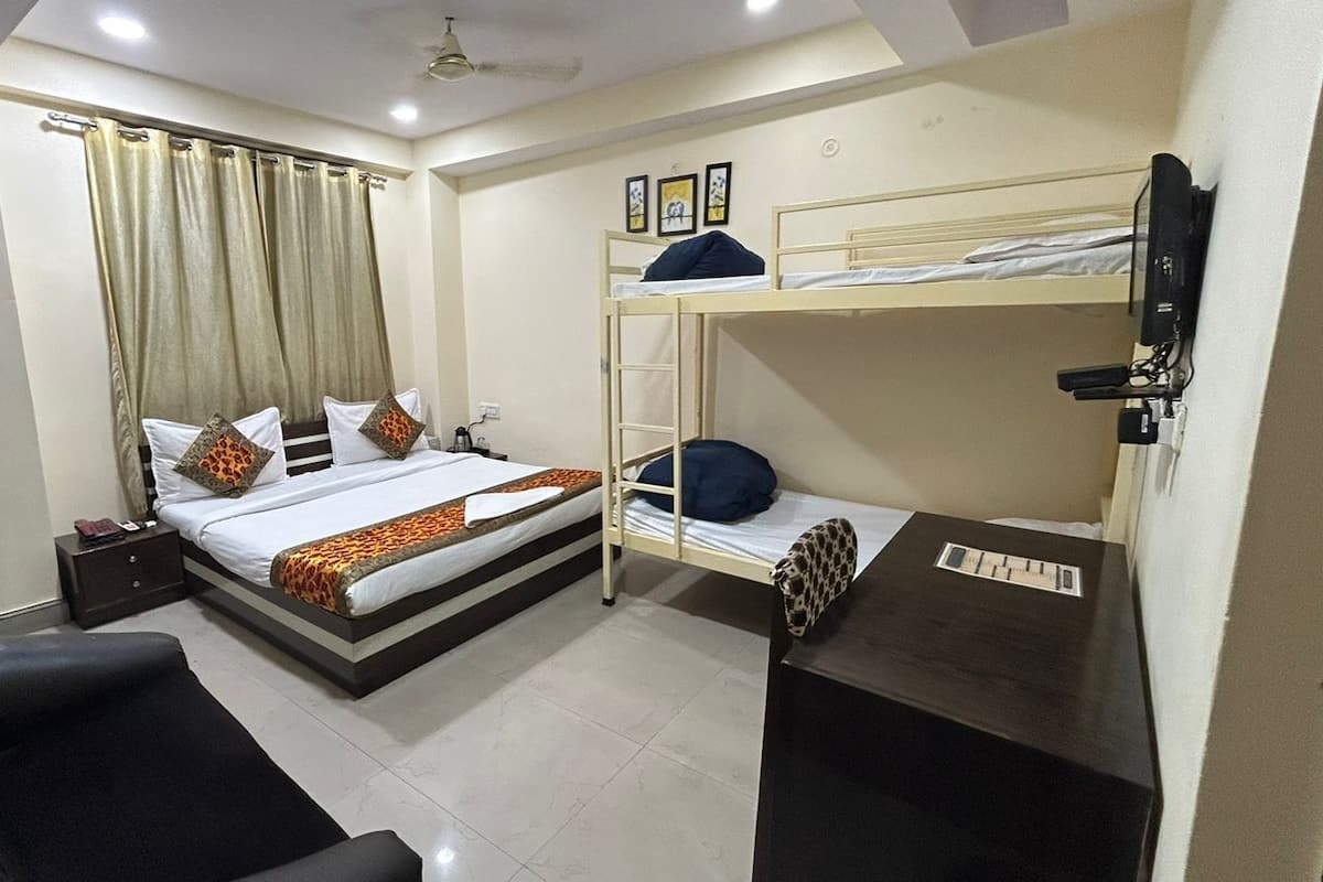 Deluxe Quadruple Room | 2 bedrooms, premium bedding, in-room safe, individually decorated