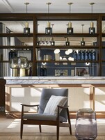 Área de estar no saguão