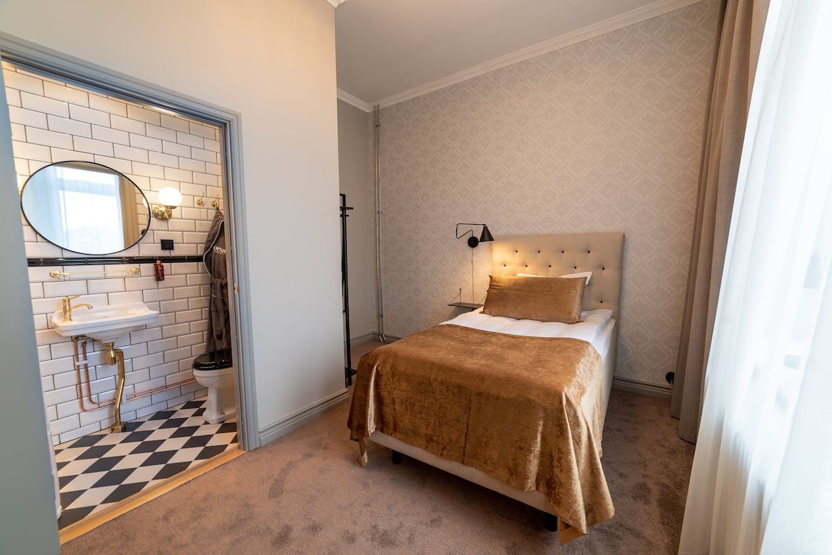 superior single room | desk, blackout curtains, soundproofing, free wifi