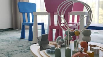 Área de juegos infantiles techada
