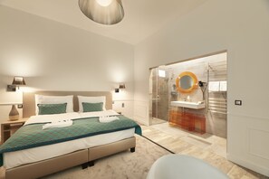 Chambre Exécutive, 1 très grand lit, non-fumeurs | 1 chambre, draps en coton égyptien, literie de qualité supérieure