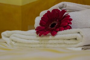 Dusj, regndusjhode, hårføner og bidé