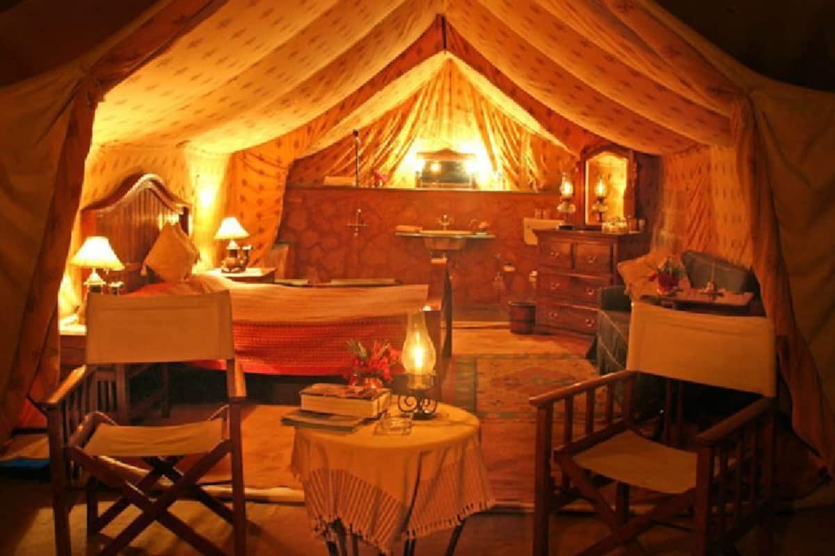 Luxury Tent, 1 Double Bed, Non Smoking | Dining