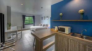 Deluxe Room, 1 King Bed, Pool View (Studio Pool View King) | In-room safe, desk, blackout curtains, iron/ironing board - Maikhao Hotel  (Mai Khao)
