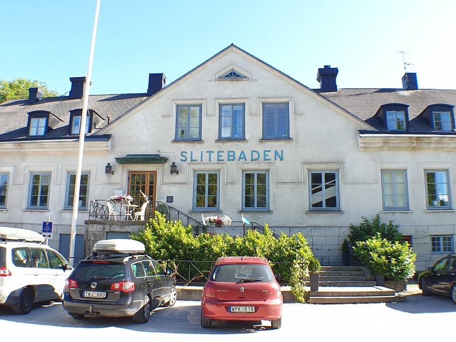 Fassade der Unterkunft