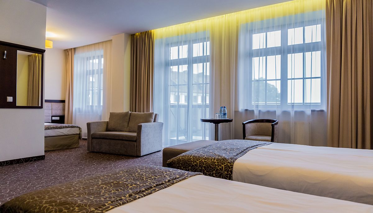 superior room | in-room safe, desk, blackout curtains, iron/ironing board