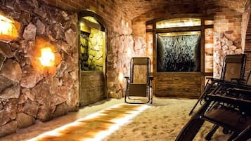 Sauna, Körperbehandlungen, Körperpeelings, Gesichtsbehandlungen
