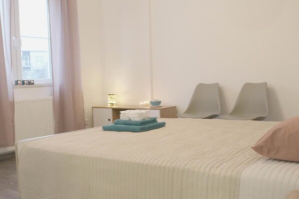 Studio | 1 Schlafzimmer, Bügeleisen/Bügelbrett, kostenloses WLAN, Bettwäsche