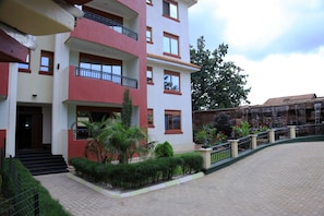 Voorkant van accommodatie