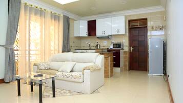 Apartment, 1 Bedroom | In-room safe, individually furnished, blackout curtains, soundproofing