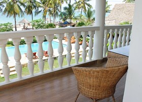 Family Quadruple Room, 2 Bedrooms, Balcony, Ocean View | Beach/ocean view