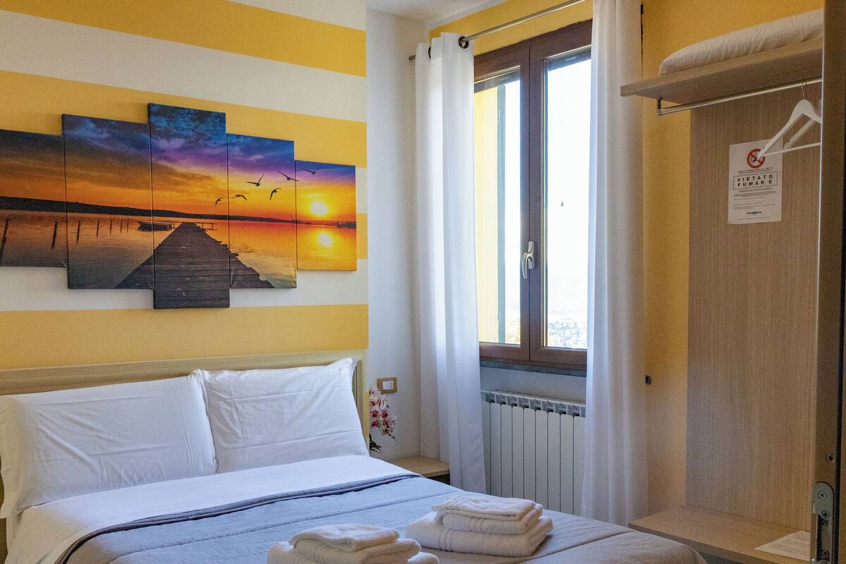 La Pietra 2 - Doppia Economy vista mare | Hochwertige Bettwaren, Zimmersafe, Verdunkelungsvorhänge