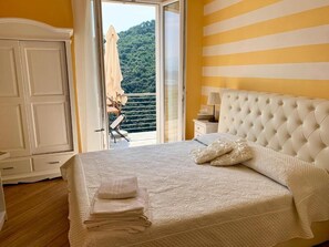 La Pietra 1 - Doppia vista mare con balcone | Premium bedding, in-room safe, blackout drapes, soundproofing - Agriturismo La Pietra (La Spezia)