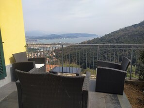 Elite vierpersoonskamer | Terras