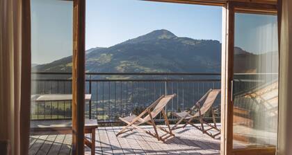 Hochwertiges Apartment mit Sauna und Traumblick an der Skipiste.