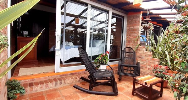 Deluxe Twin Room | Terrace/patio - Posada La Serena (Villa de Leyva)