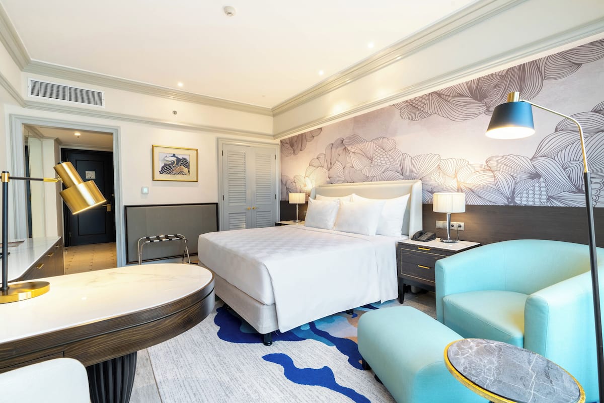 Chambre exécutive, 1 trÚs grand lit, non-fumeur | Literie de qualité, coffre-fort, bureau, lit de bébé (gratuit)