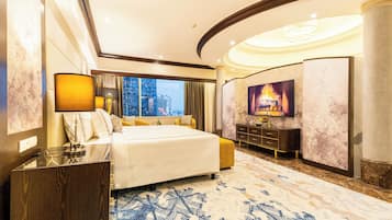 Suite presidencial | Roba de llit d'alta qualitat, minibar i caixa forta a l'habitació
