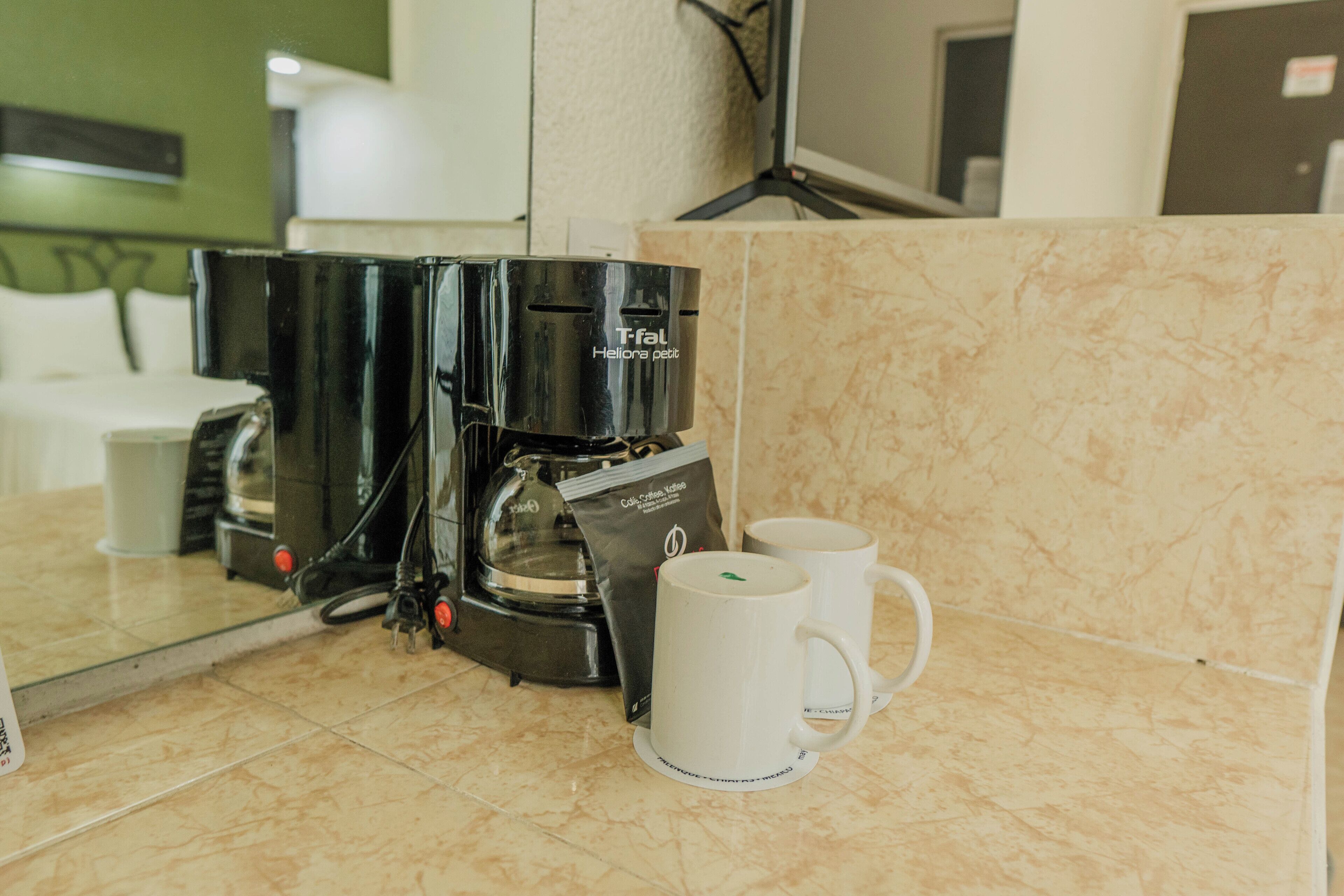 economy double room, 2 double beds, non smoking | television