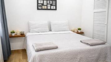 2 slaapkamers, een kluis op de kamer, gratis wifi, beddengoed