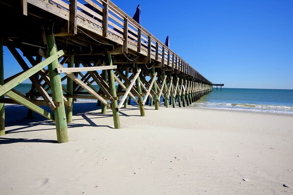 Beach nearby, sun-loungers