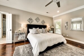 5 bedrooms, iron/ironing board, travel cot, free WiFi