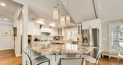 Designer Home with Backyard Oasis, Heated Pool, Playground, Overlooks Ponds